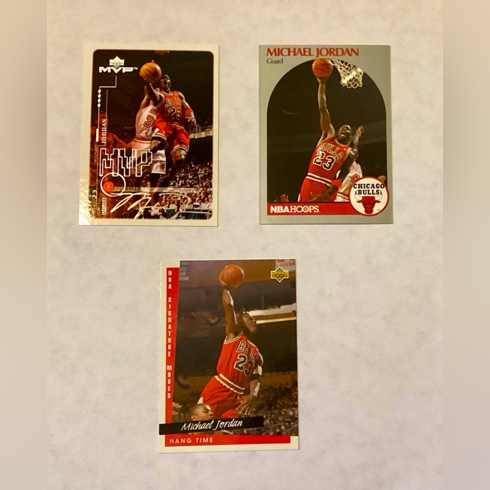 MICHEAL JORDAN BASKETBALL CARDS| EXCELLENT VINTAGE USED CONDITION